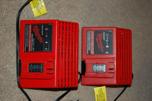 (2) Milwaukee Battery Chargers model 48-59-0255
