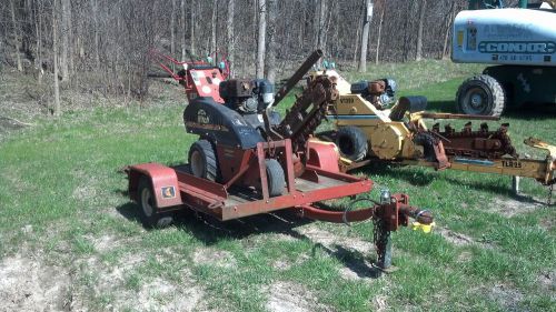 Ditch witch 1230 walk behind trencher w/ free trailer for sale