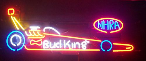 Nhra bud king dragster neon sign for sale