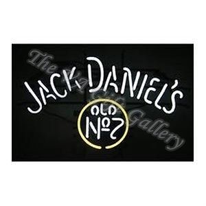 Jack Daniels Neon Sign Light No 7 Bar Pub Beer Whiskey Drink Shot Alcohol 19x10