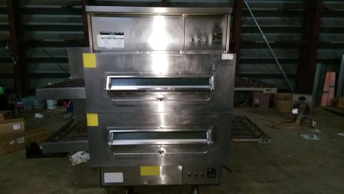 MIDDLEBY MARSHALL PS360 32&#034; DOUBLE DECK GAS CONVEYOR PIZZA OVENS (SET OF 2)