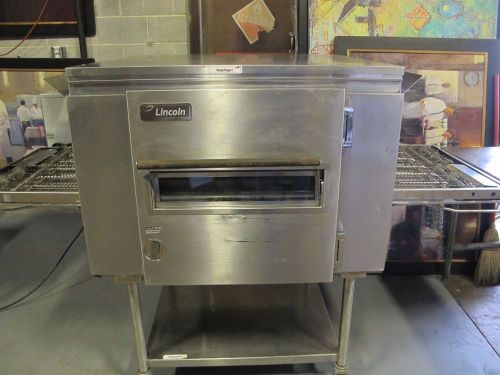 Lincoln impinger split belt gas conveyor gas pizza oven mod 2440cl-pf-k2004 for sale