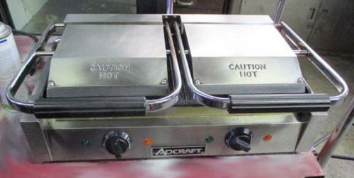 Adcraft 19&#034; double panini/sandwish grill for sale
