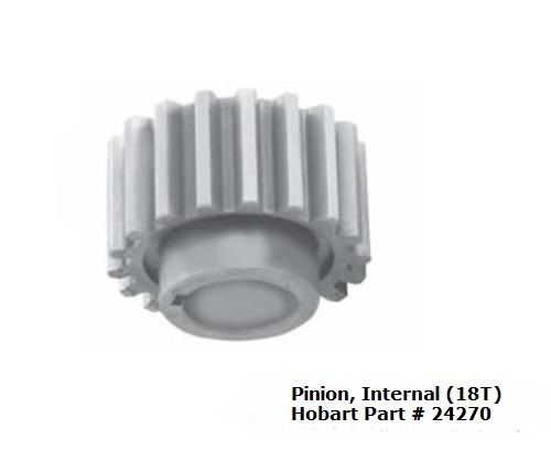 Pinion, Internal (18T) For Hobart H600; P660 &amp; L800 Mixers Part # 24270