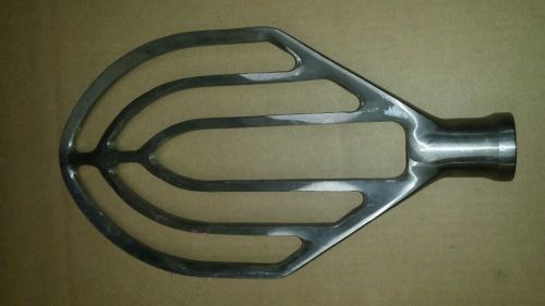 New Stainless Steel 20 Quart Flat Paddle/Beater for Hobart D300 30 Qt Mixer