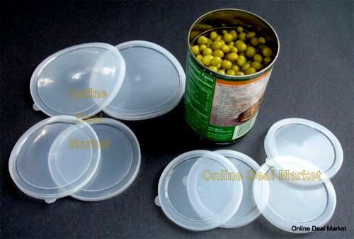 18 pc (3 PK) Large Medium small Plastic Can Cover Lid Save Seal Pet Cat Dog Food