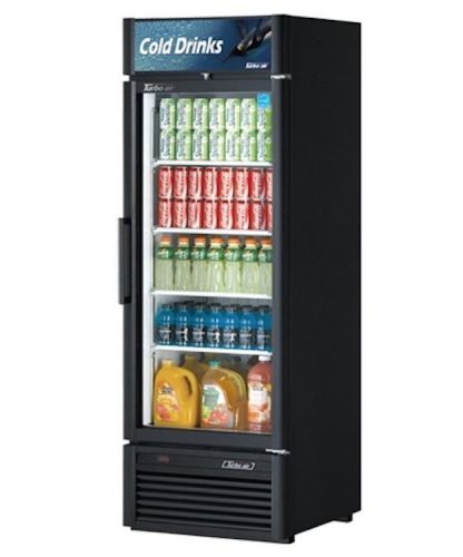NEW Turbo Air 21 cu ft Super Deluxe 1 Glass Swing Door Merchandiser Refrigerator