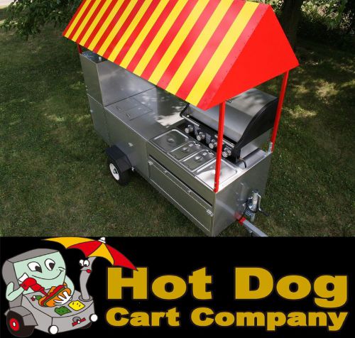 Hot dog cart vending concession trailer stand brand new for sale