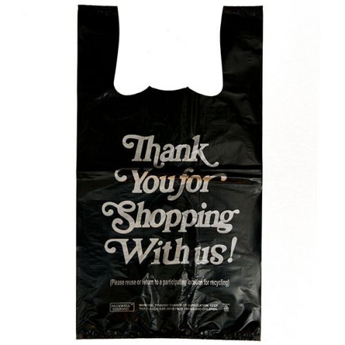 1/8 10x5.5x18 3500 5x700/bx Liquor Retail T-Shirt Plastic Thank You Bags
