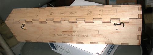 Starrett 15 inch Precision Machinist Level Wood Storage Case - Box only