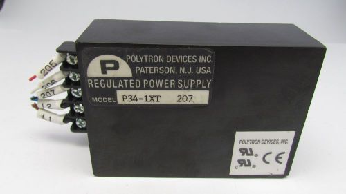 POLYTRON DEVICES P34-1XT 207 REGULATED POWER SUPPLY