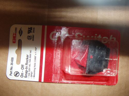 GC ELECTRONICS ON-OFF SNAP IN ROCKER #35-3025