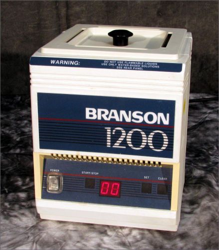 Branson 1200 heated ultrasonic cleaner for sale