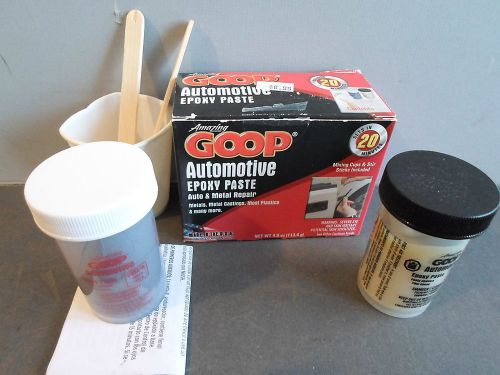 Goop automotive epoxy paste 4 oz. ounce super weld for sale