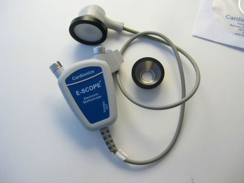 Escope II 7710 Amplified Stethoscope for hearing loss Cardionics-no headphones