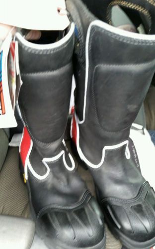 Fire fighter leather boots; size 9 fire dex for sale