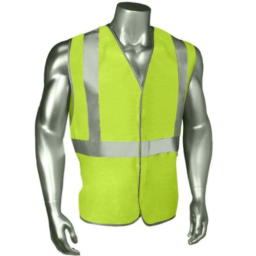 New size 4xlg cool mesh with pockets lime class 2 safety vest for sale