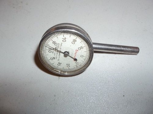 L.S. STARRET CO. BACK PLUNGER INDICATOR .001&#034; READING .200&#034; MOVEMENT U.S.A.