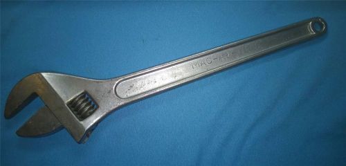 Mac aj 18 adjustable wrench 18 inch snap on for sale