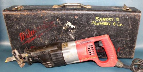 Milwaukee 6537-75 super sawzall reciprocating saw 75th anniv retired w/ case for sale