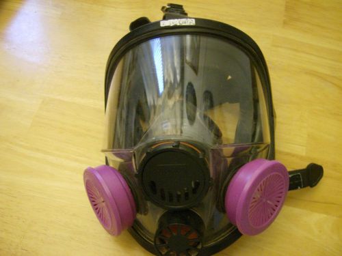 North Full Face Respirator with carrying bag, used but in good condition