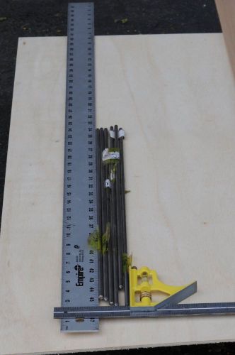 Titanium round bar rod, 6Al-4V, 6Al4V, 1/4 x 20 inches, 6-4, 6 pieces
