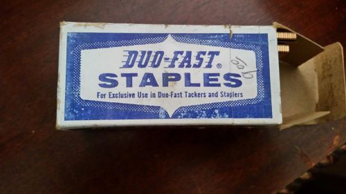 duofast staples 9/16 5418 CXR 2 strips used from box