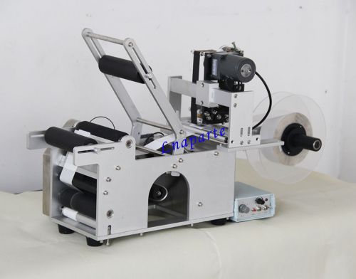 Semi-automatic Round Bottle Labeling Machine With Date Code Printing Machine