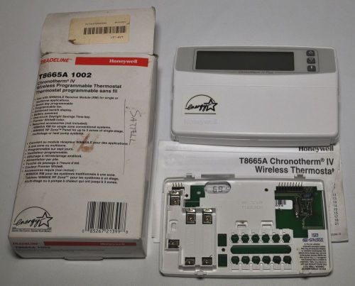 Honeywell - T8665A1002 - Chronotherm IV Plus White Programmable Digi Thermostat
