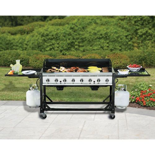 Commercial Grade Portable LP Gas Big Event BBQ Grill - Home &amp; Maga Party Events