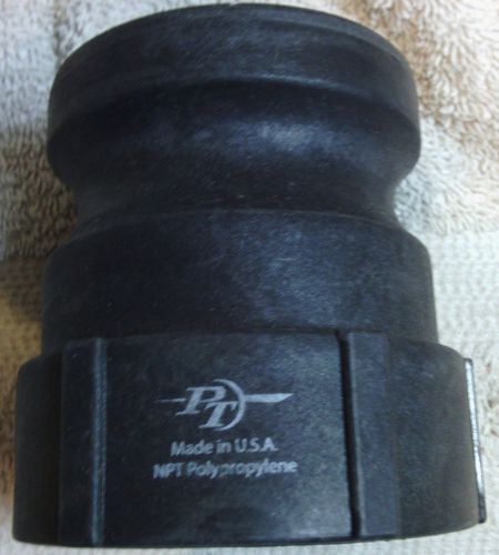 PT Coupling 20A NC20-A 2&#034; Polypropylene Coupling Adapter w/Female NTP Thread