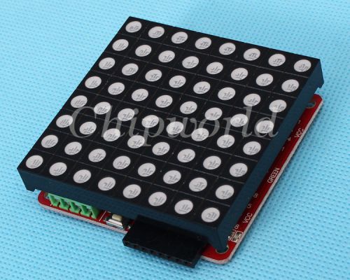1pcs LED RGB Matrix Module Driver Board 8x8 for Arduino AVR with Dot Matrix