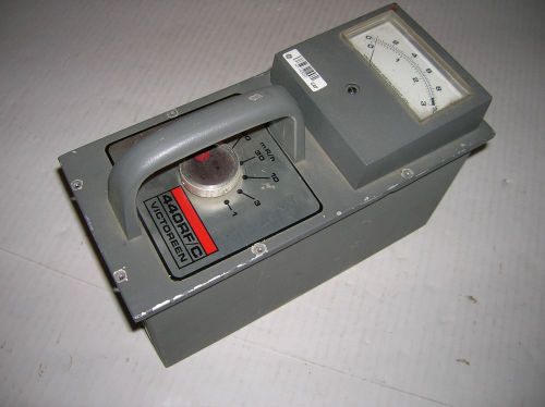 Victoreen Model 440 RF/C Survey Meter Geiger counter