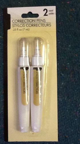Correction Fluid pens 2-Pack Stylos correcteurs