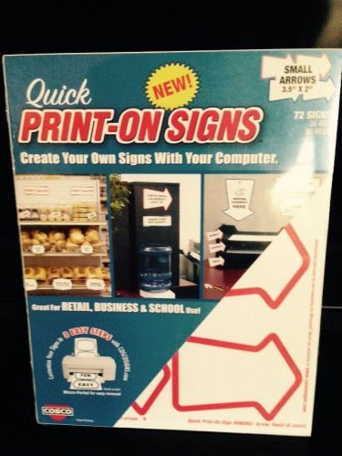 Quick Print-on Signs