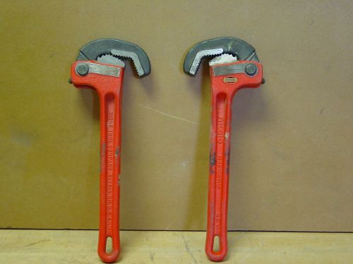 Ridgid rapid grip hd 10&#034; pipe wrench for sale