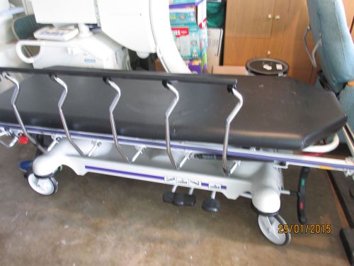 Stryker 1501 hydraulic procedure stretcher working conditi w/ glide away rails for sale