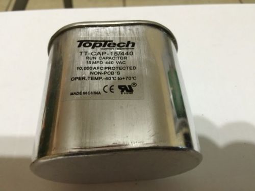 TopTech Oval Capacitor TT-CAP-15/440Volt NEW Fast Shipping!