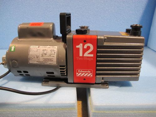 Edwards 12 E2M12 Rotary Vane Dual Stage Mechanical Vacuum Pump