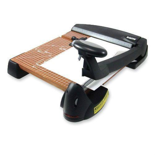 NEW X-ACTO Laser Paper Trimmer/Cutter Wood Base 12&#034; inch Work Office Home