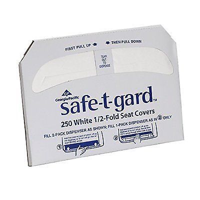 Gp safe-t-gard half fold toilet seat covers 1mm38 47046 5000-pack nib for sale