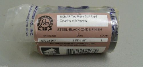 Brand new ruland manufacturing spc-20-20-f two piece split rigid coupling 1 1/4&#034; for sale