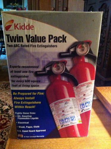 Kidde Twin Value Pack Fire Extinguishers