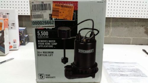 Everbilt 1 hp professional sump pump 1000026662 for sale