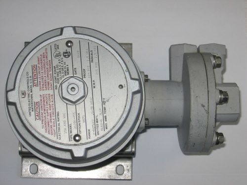 United Electric J120K-455 Pressure Switch 2-80&#034; WCD Range 15 Amp