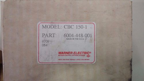 WARNER ELECTRIC CBC 150-1 NEW IN BOX CLUTCH BRAKE CONTROL SEE PICS #A56
