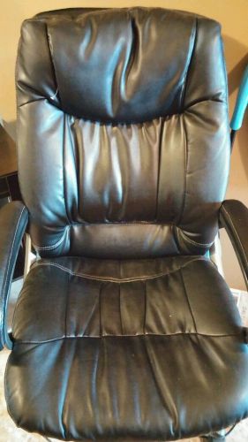 Office Depot Black Leather MGR Chair