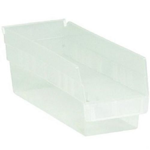 Clear Plastic Shelf Bin Boxes 11 5/8&#034; x 6 5/8&#034; x 4&#034; (Case of 30)
