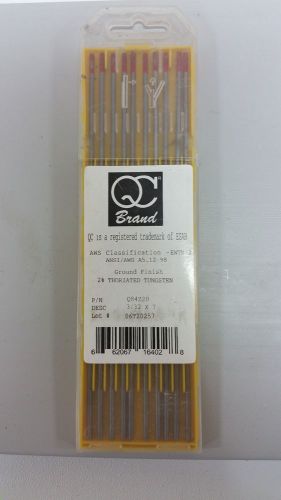 QC 2% Tungsten Electrodes 3/32&#034; x 7&#034; Ground Finish