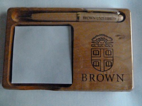 Brown University pen and note desk set
